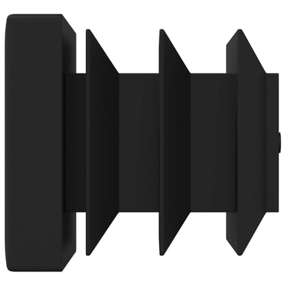 End Caps 12 pcs Black 15 x 15 x 15 mm PP