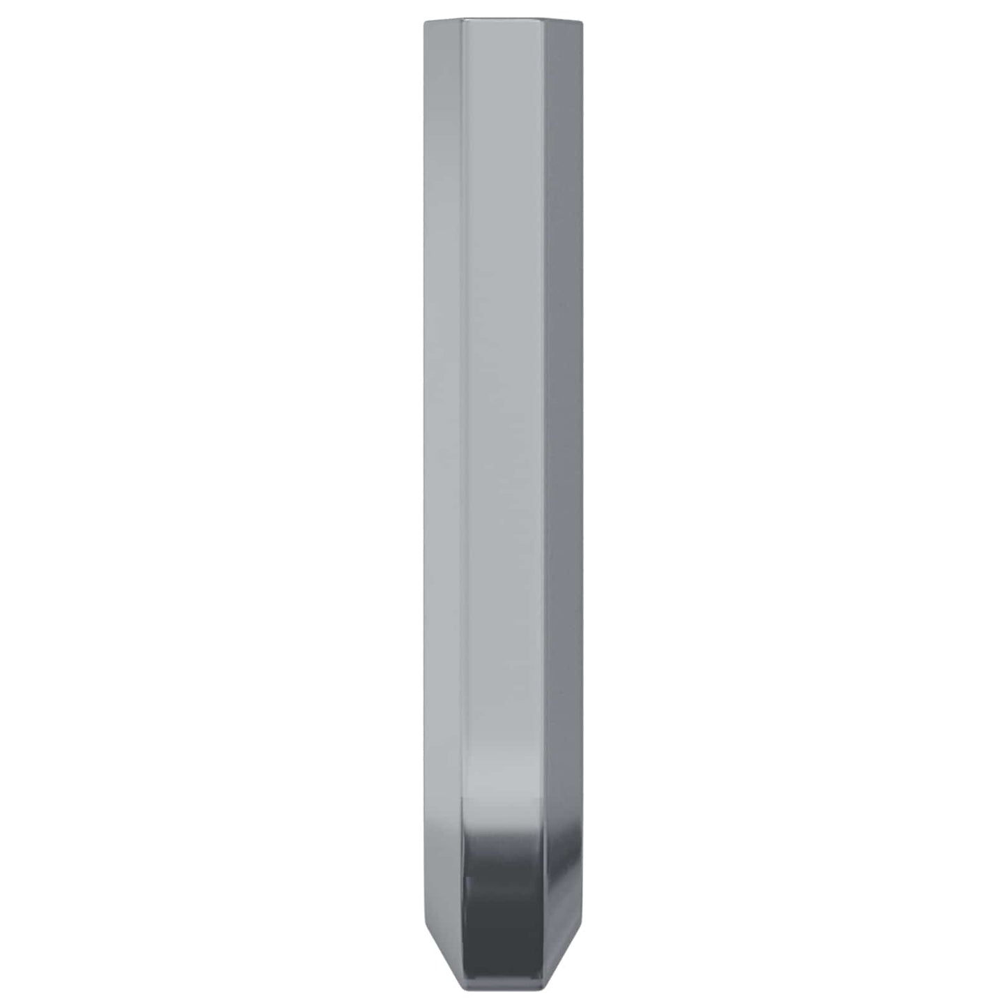 Hex Key 2 pcs Silver 22 x 66 mm Steel