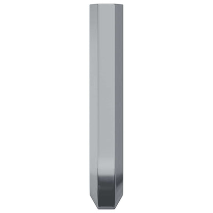 Hex Key 2 pcs Silver 22 x 66 mm Steel