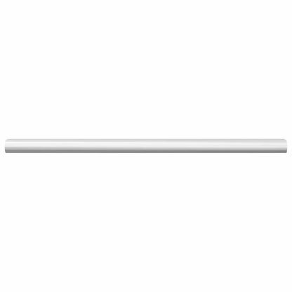 Closet Rod 12 pcs Silver 316 x 15 x 29 mm Aluminium Alloy