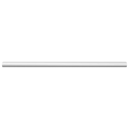 Closet Rod 2 pcs Silver 372 x 15 x 29 mm Aluminium Alloy