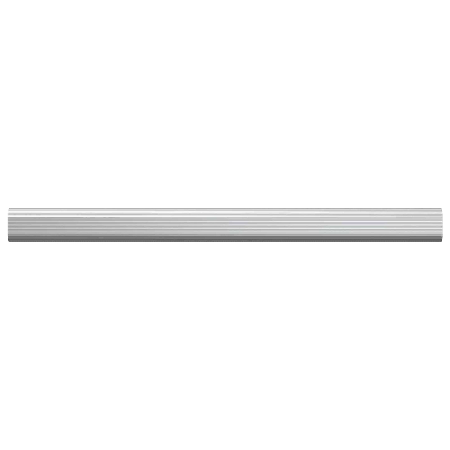Closet Rod 2 pcs Silver 464 x 15 x 29 mm Aluminium Alloy
