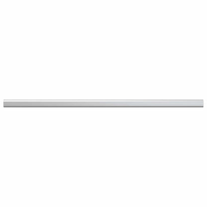 Closet Rod 2 pcs Silver 764 x 15 x 29 mm Aluminium Alloy