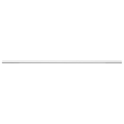 Closet Rod 2 pcs Silver 764 x 15 x 29 mm Aluminium Alloy