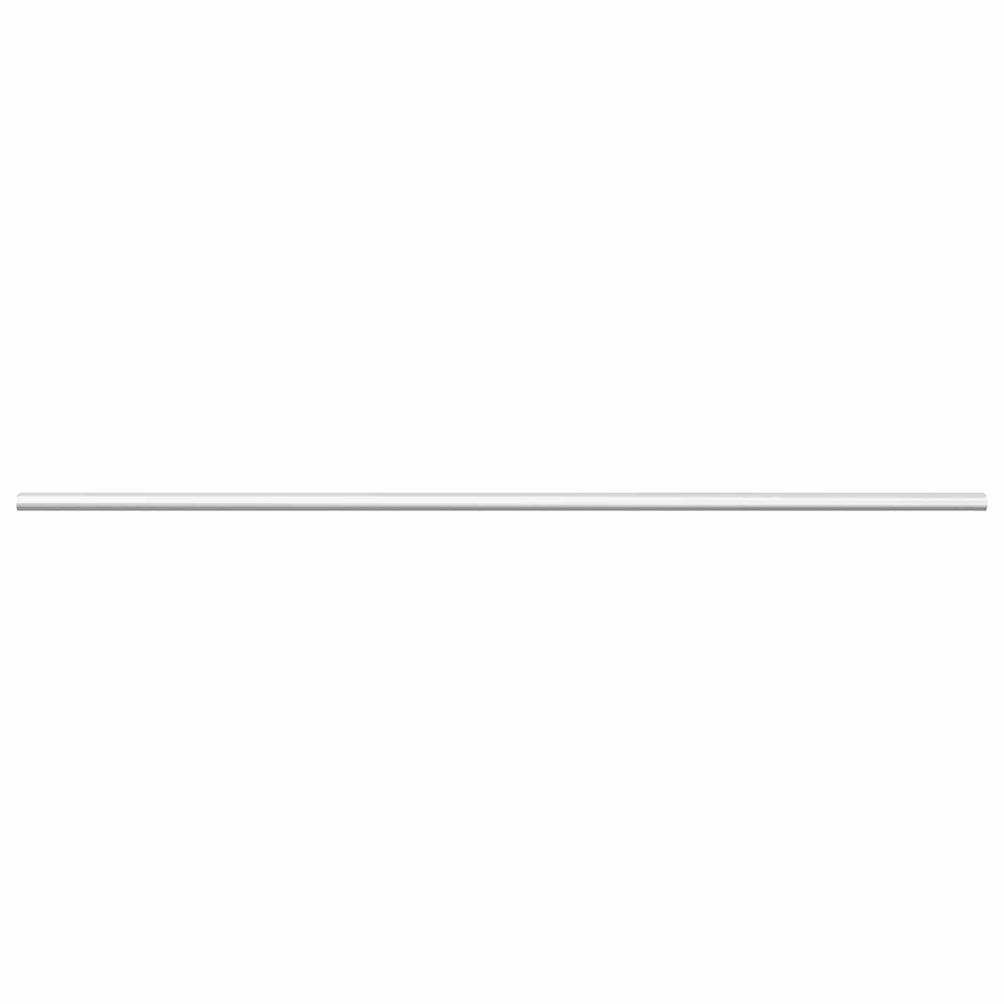 Closet Rod 2 pcs Silver 864 x 15 x 29 mm Aluminium Alloy