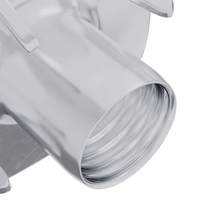 Pronged T-nut 7200 pcs Silver M6 mm Steel