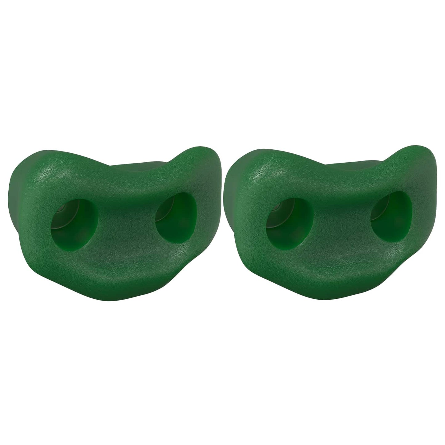 Climbing Hold 2 pcs Green 100 x 67 x 43 mm PP