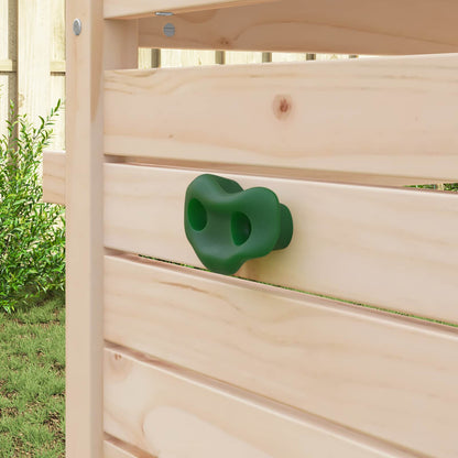 Climbing Hold 12 pcs Green 100 x 67 x 43 mm PP