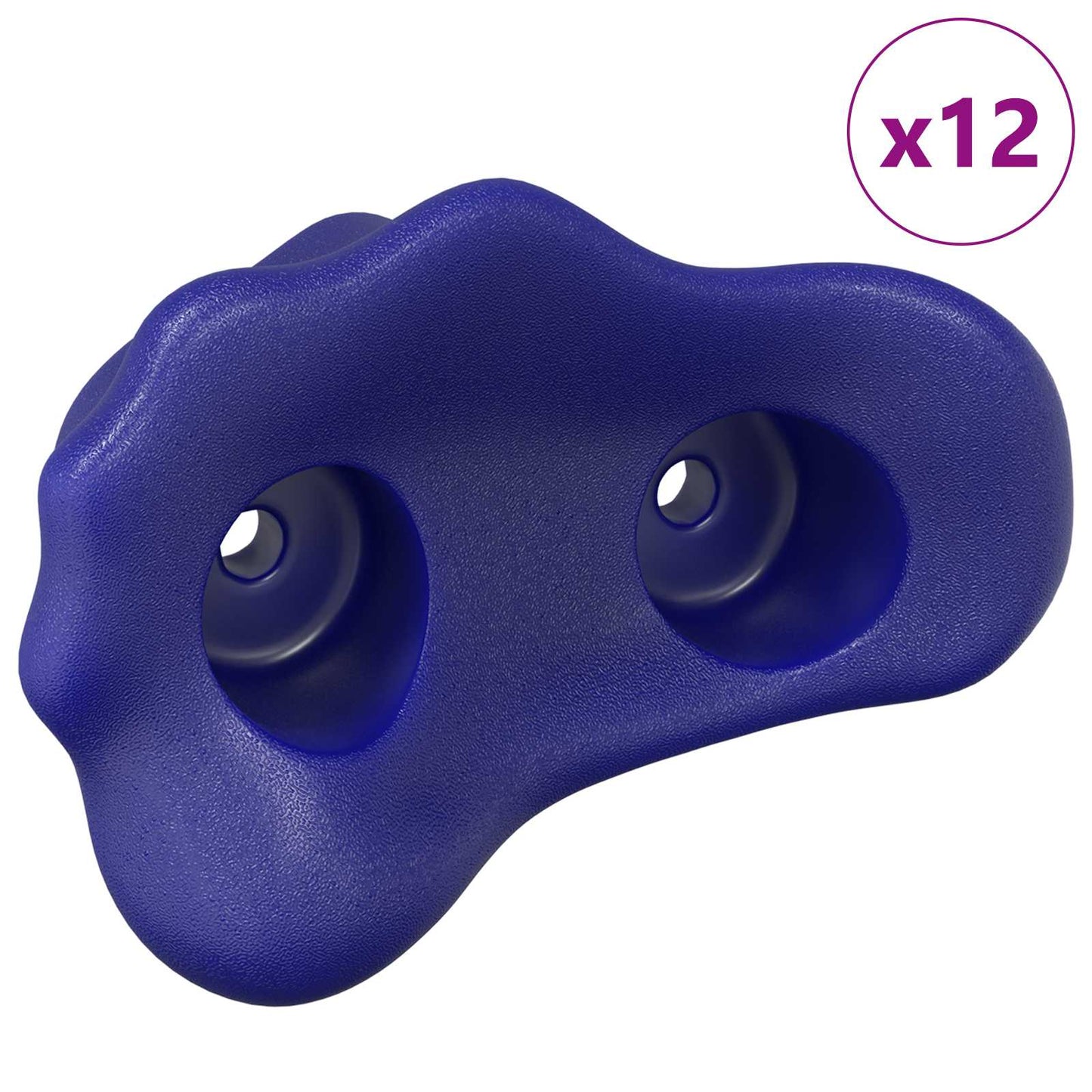 Climbing Hold 12 pcs Blue 100 x 67 x 43 mm PP
