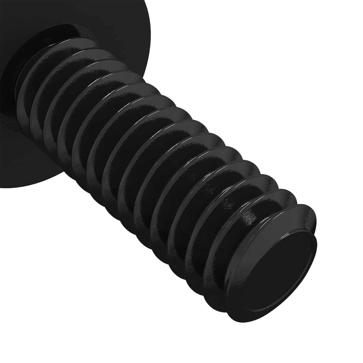 Standoff Screw 12 pcs Black M4 Rubber and Steel