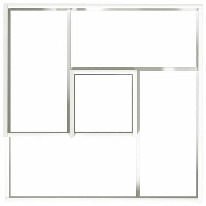 Garden Planter White 60 x 60 x 50 cm Cold-rolled Steel