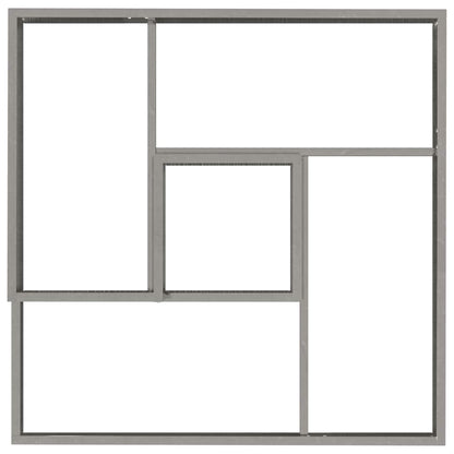 Garden Planter Silver 80 x 80 x 50 cm Stainless Steel