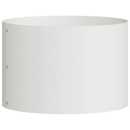 Planter Ring White 30 x 30 x 20 cm Cold-rolled Steel