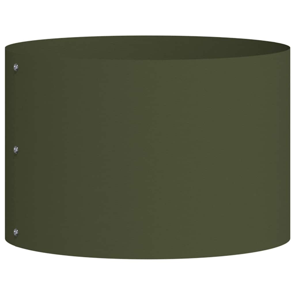 Planter Ring 5 pcs Olive Green 30 x 30 x 20 cm