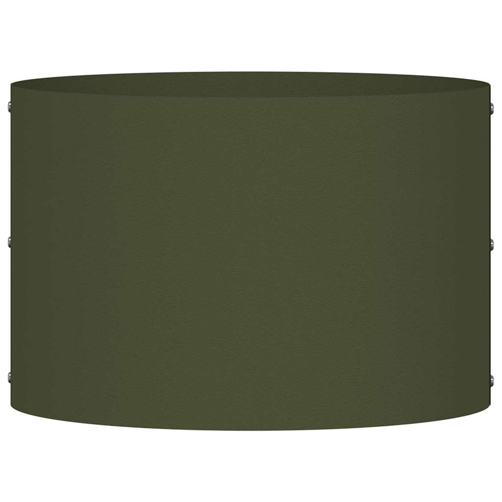 Planter Ring 5 pcs Olive Green 30 x 30 x 20 cm