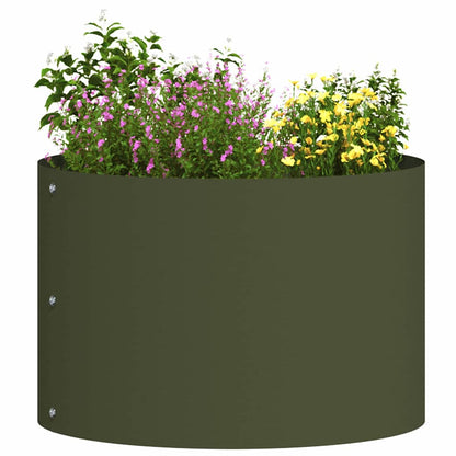 Planter Ring 5 pcs Olive Green 30 x 30 x 20 cm