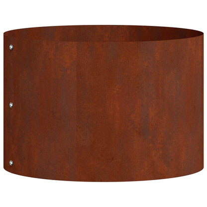 Planter Ring Rusty 30 x 30 x 20 cm Weathering Steel