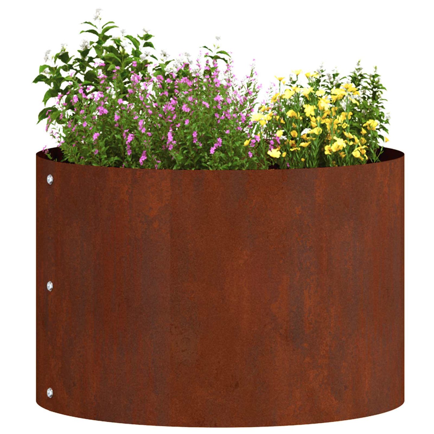 Planter Ring Rusty 30 x 30 x 20 cm Weathering Steel