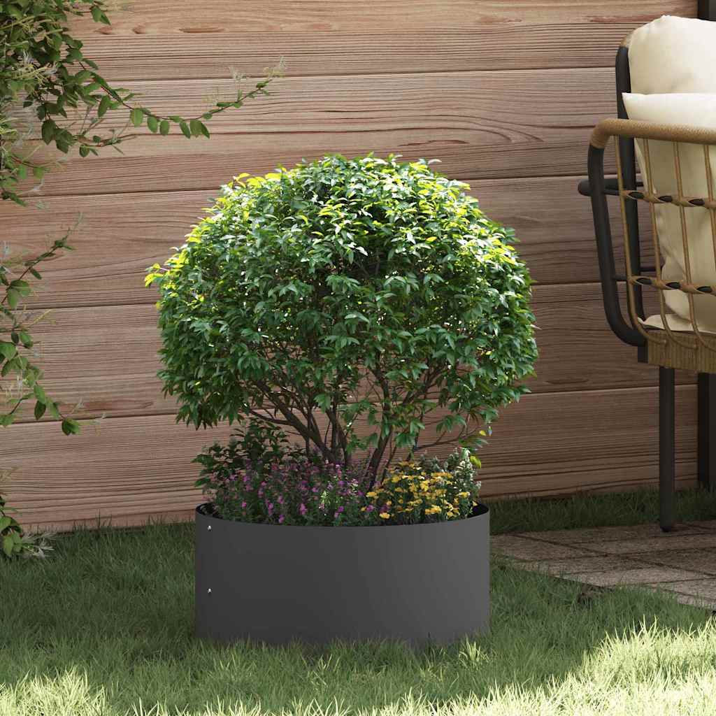 Planter Ring 5 pcs Black 40 x 40 x 20 cm Cold-rolled Steel