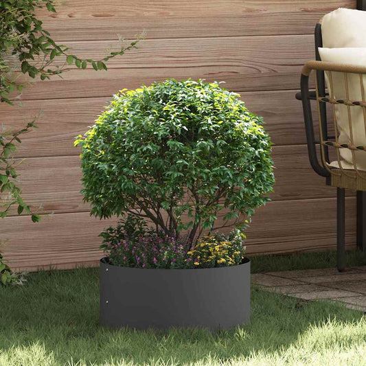 Planter Ring 5 pcs Black 40 x 40 x 20 cm Cold-rolled Steel