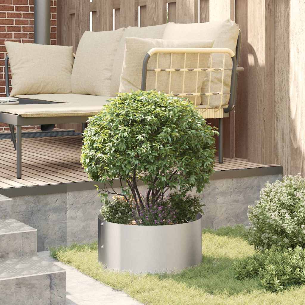 Planter Ring 5 pcs Silver 40 x 40 x 20 cm Stainless Steel