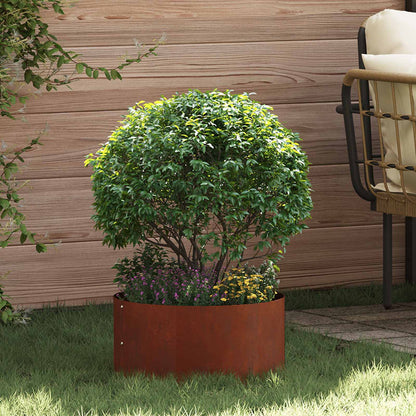 Planter Ring Rusty 40 x 40 x 20 cm Weathering Steel