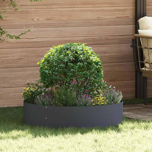 Planter Ring 5 pcs Anthracite 80 x 80 x 20 cm Cold-rolled Steel