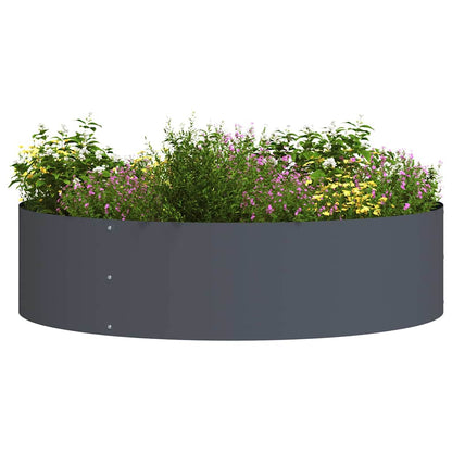 Planter Ring 5 pcs Anthracite 80 x 80 x 20 cm Cold-rolled Steel