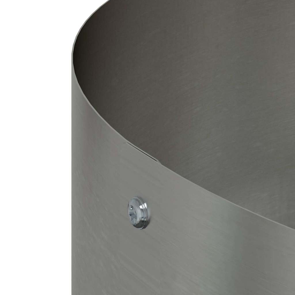 Planter Ring 5 pcs Silver 80 x 80 x 20 cm Stainless Steel