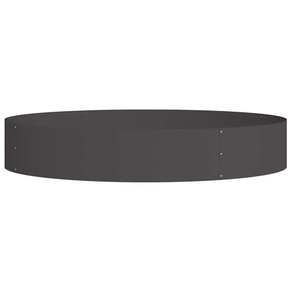 Planter Ring Black 120 x 120 x 20 cm Cold-rolled Steel