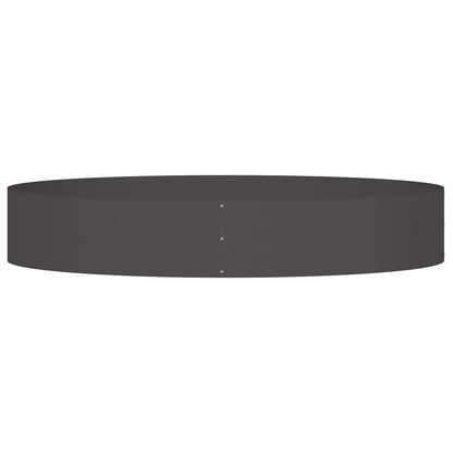 Planter Ring 5 pcs Black 120 x 120 x 20 cm Cold-rolled Steel
