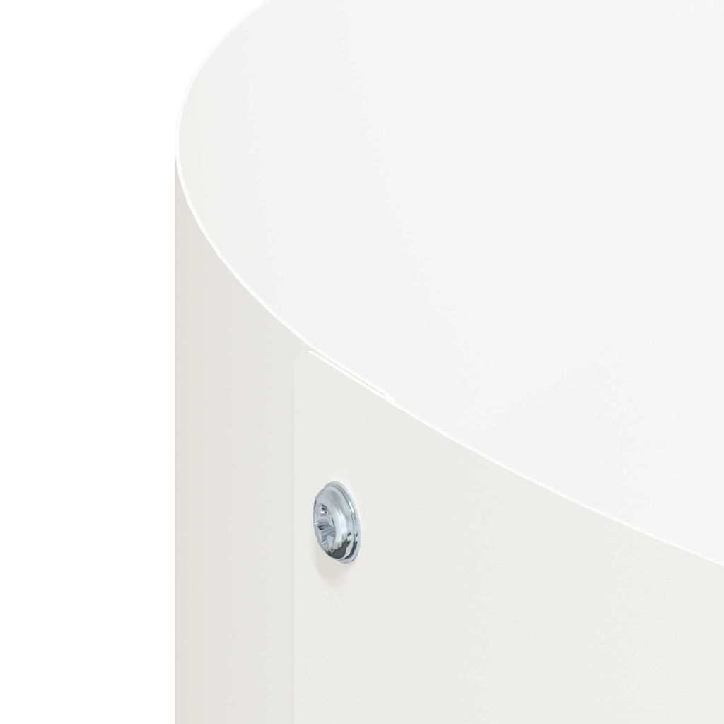 Planter Ring 5 pcs White 120 x 120 x 20 cm Cold-rolled Steel