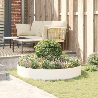 Planter Ring 5 pcs White 120 x 120 x 20 cm Cold-rolled Steel