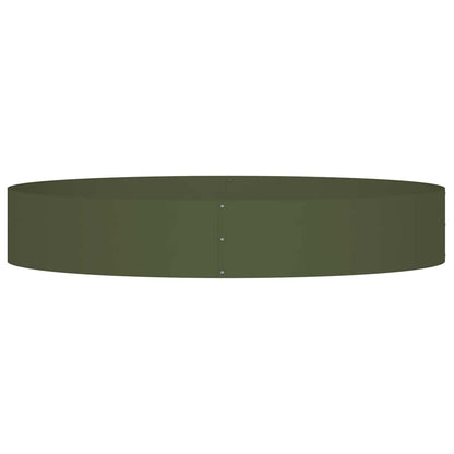Planter Ring Olive Green 120 x 120 x 20 cm Cold-rolled Steel