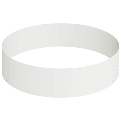 Garden Planter White 90 x 90 x 20 cm Cold-rolled Steel