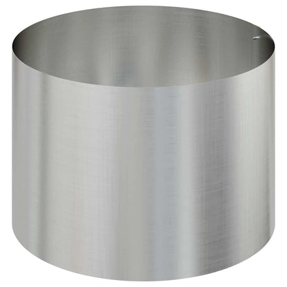 Garden Planter Silver 90 x 90 x 20 cm Galvanised Steel