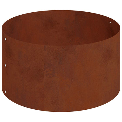 Garden Planter Rusty 120 x 120 x 20 cm Weathering Steel