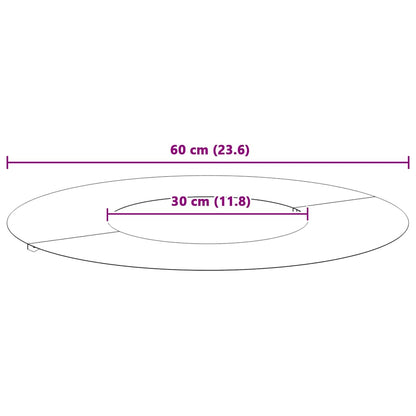 suitable for Flat Tree Rings 5 pcs Silver Ø30/60 cm