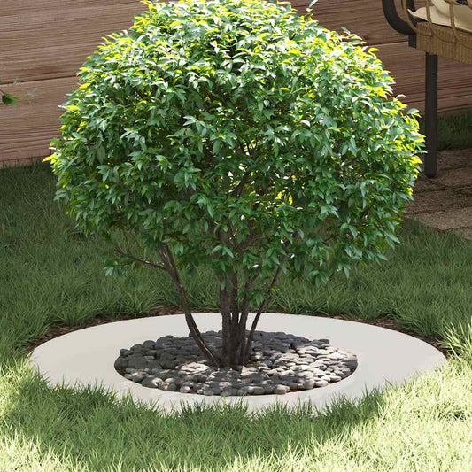 suitable for Flat Tree Ring White Ø40/70 cm Steel