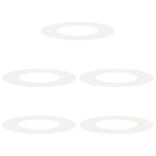 suitable for Flat Tree Rings 5 pcs White Ø40/70 cm Steel