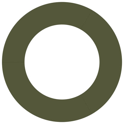suitable for Flat Tree Rings 5 pcs Olive green Ø50 / 80 cm Steel