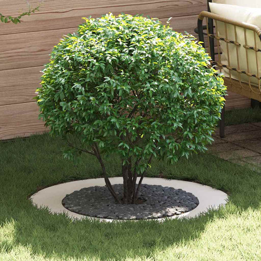 suitable for Flat Tree Ring White Ø60/90 cm Steel