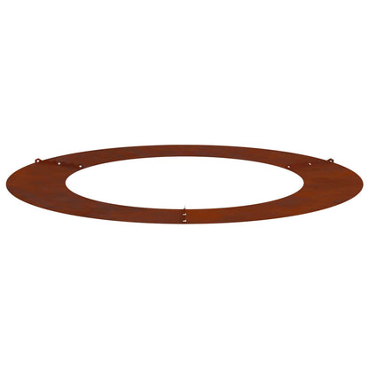 suitable for Flat Tree Ring Brown Ø60 / 90 cm Weathering Steel