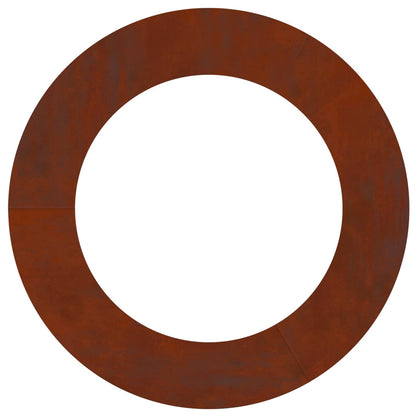suitable for Flat Tree Ring Brown Ø60 / 90 cm Weathering Steel