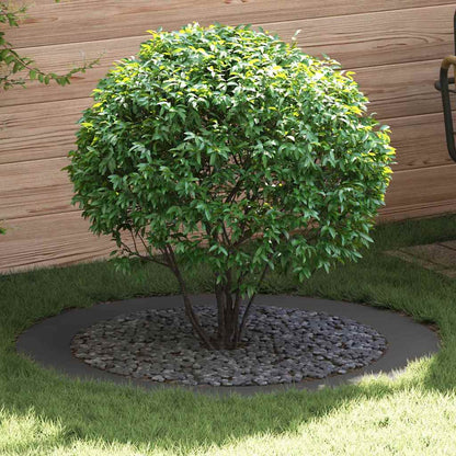 suitable for Flat Tree Rings 5 pcs Black Ø90 / 120 cm Steel