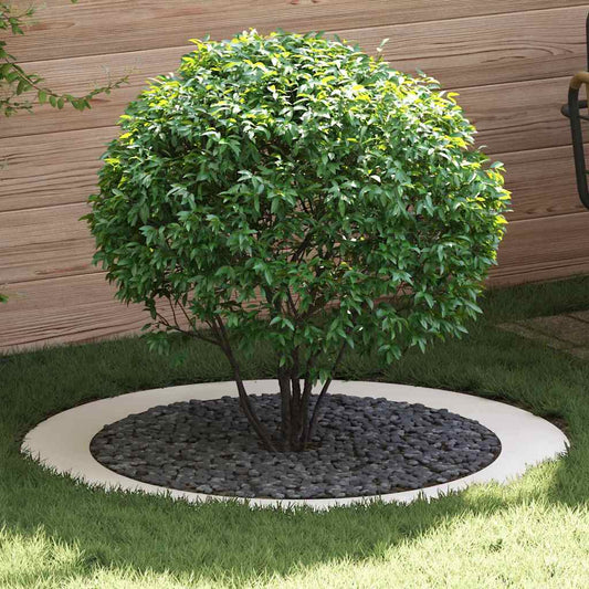 suitable for Flat Tree Ring White Ø90/120 cm Steel