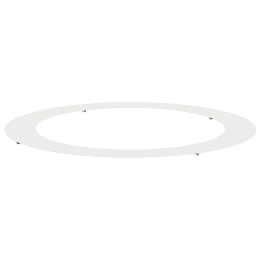 suitable for Flat Tree Ring White Ø90/120 cm Steel