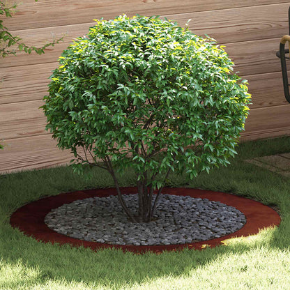 suitable for Flat Tree Ring Brown Ø90 / 120 cm Weathering Steel