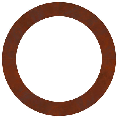 suitable for Flat Tree Ring Brown Ø90 / 120 cm Weathering Steel