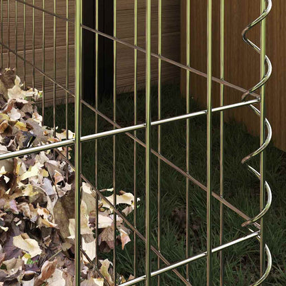 Square Composter 100 x 100 x 50 cm Iron